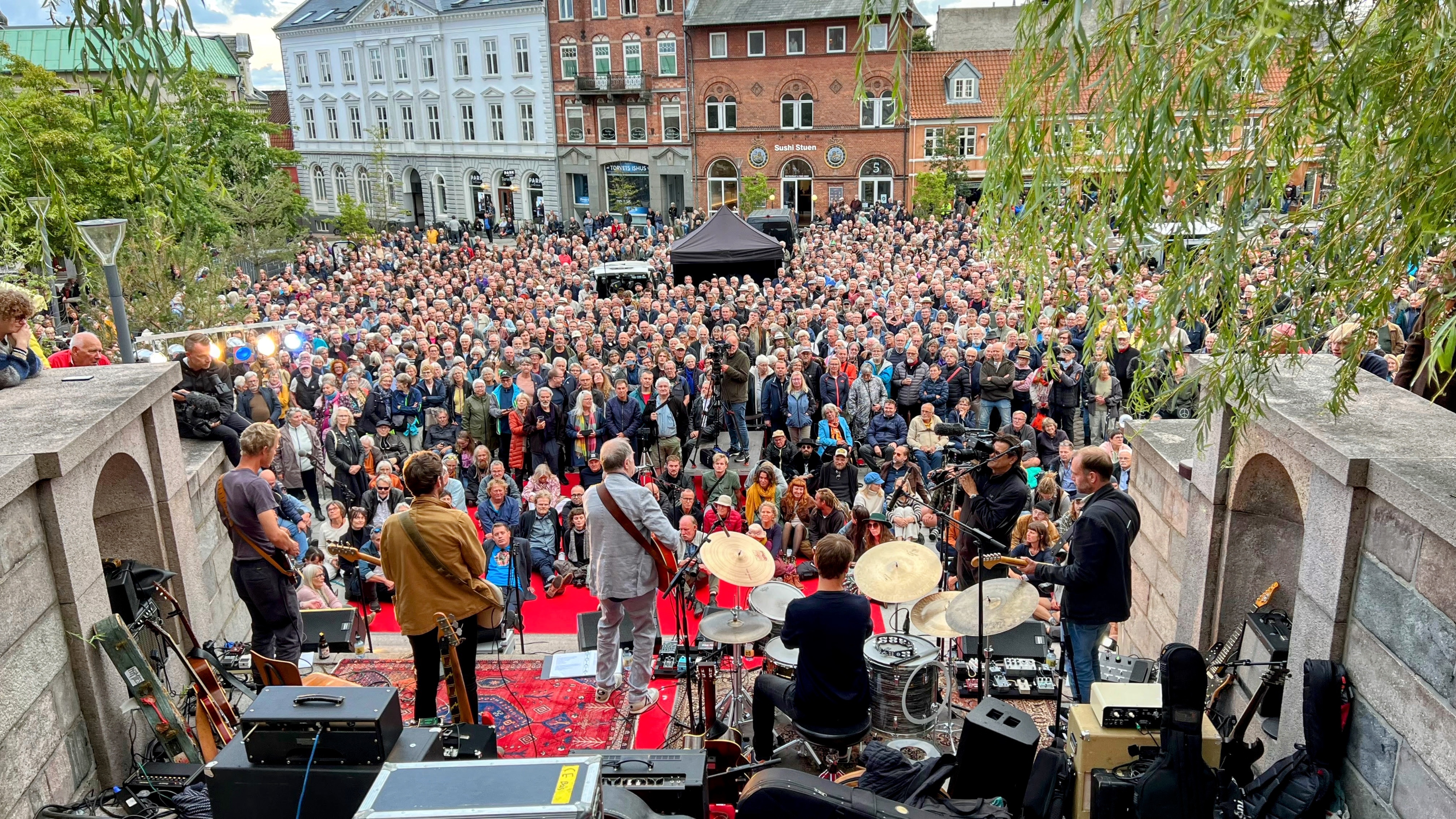 Skousen koncert på torvet