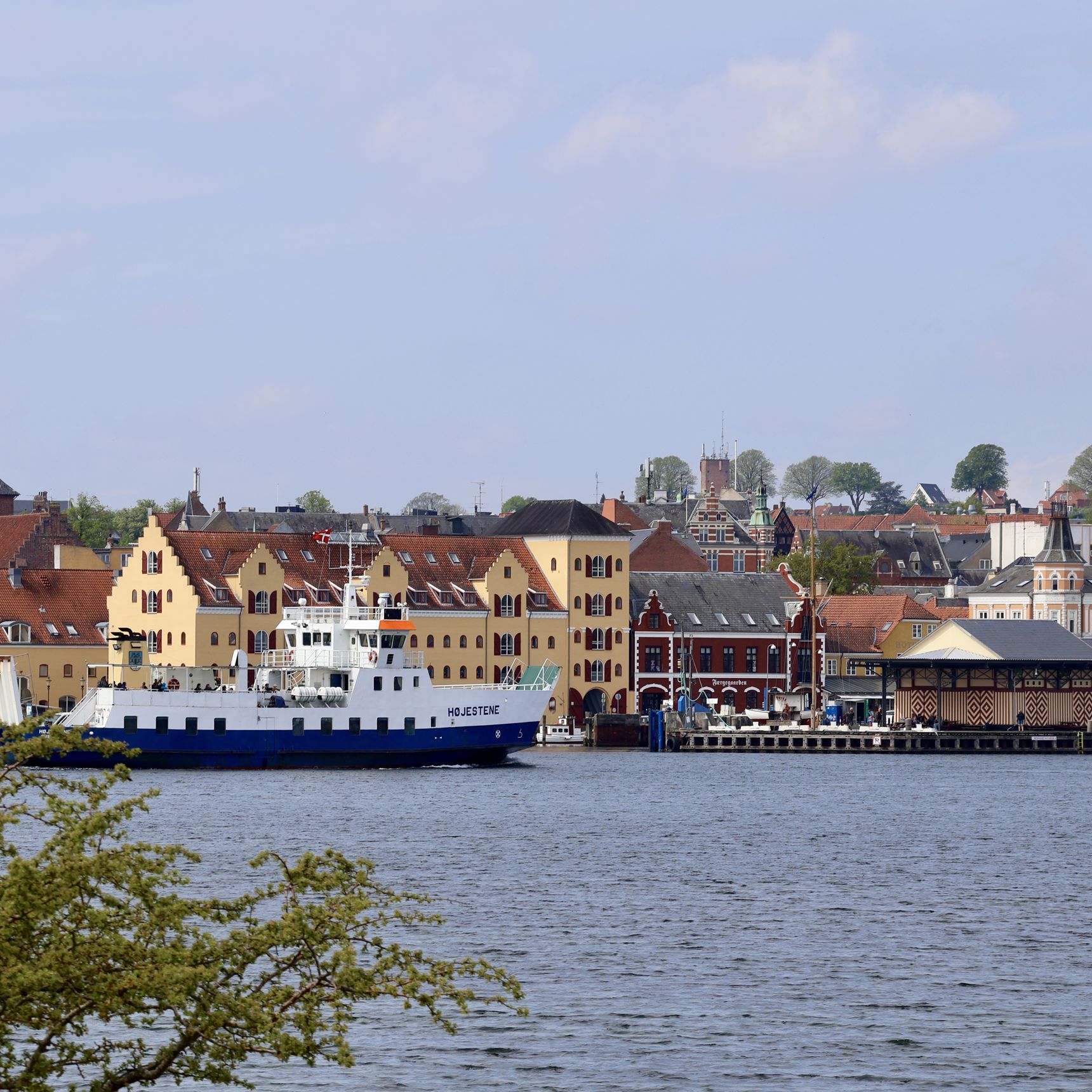 Svendborg Havn set fra Skansen