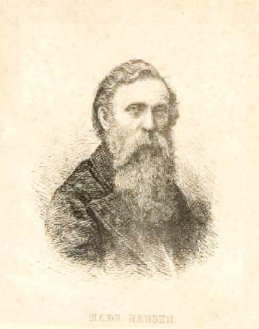Digter Mads Hansen - foto fra Egebjerg Lokalarkiv